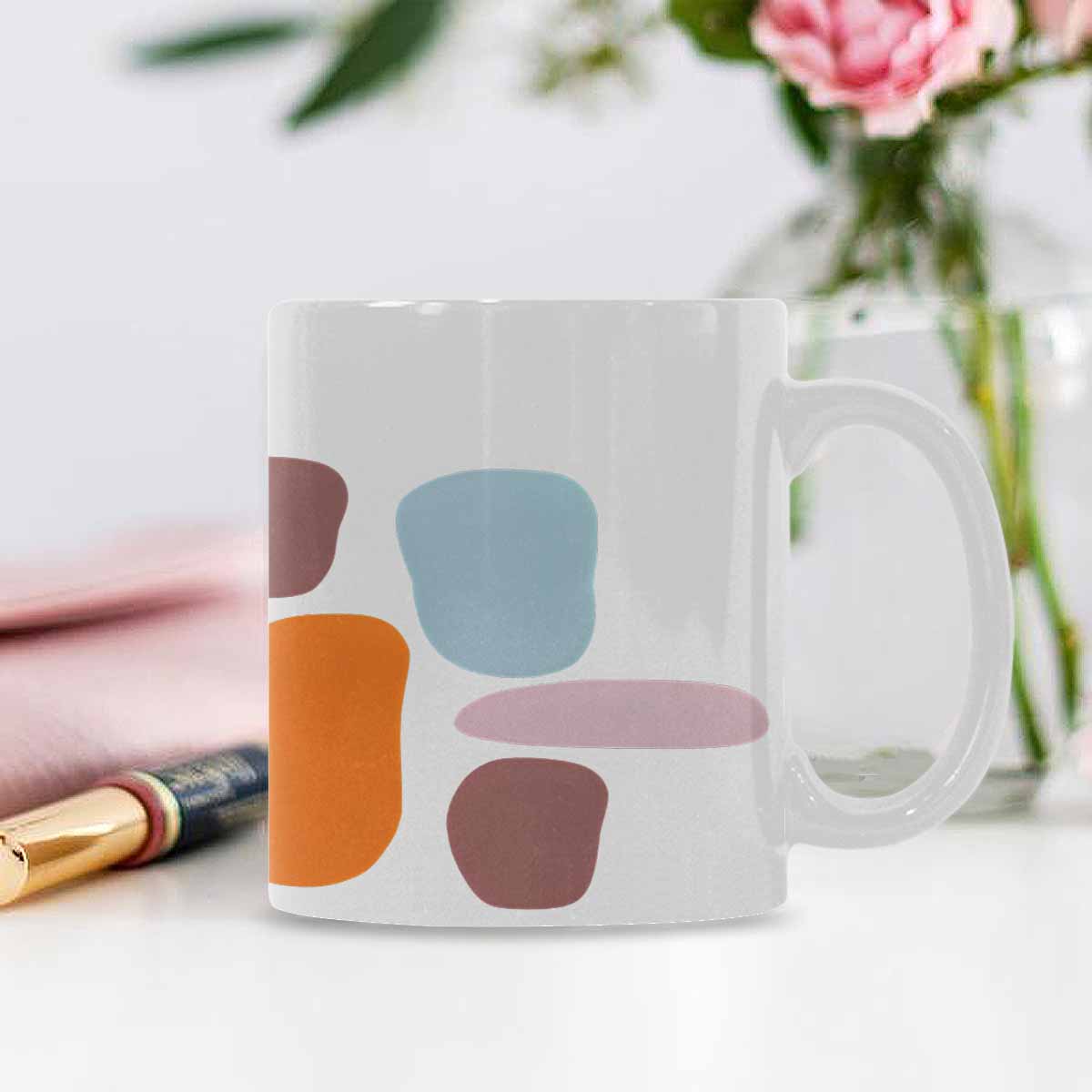 Quality Mug, coffee mug, tea cup, Bold Abstract, Set 1, design 82