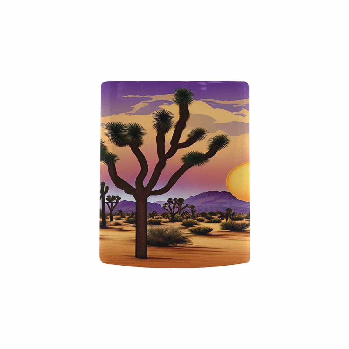 Coffee Mug, tea cup, desert scene, design 5