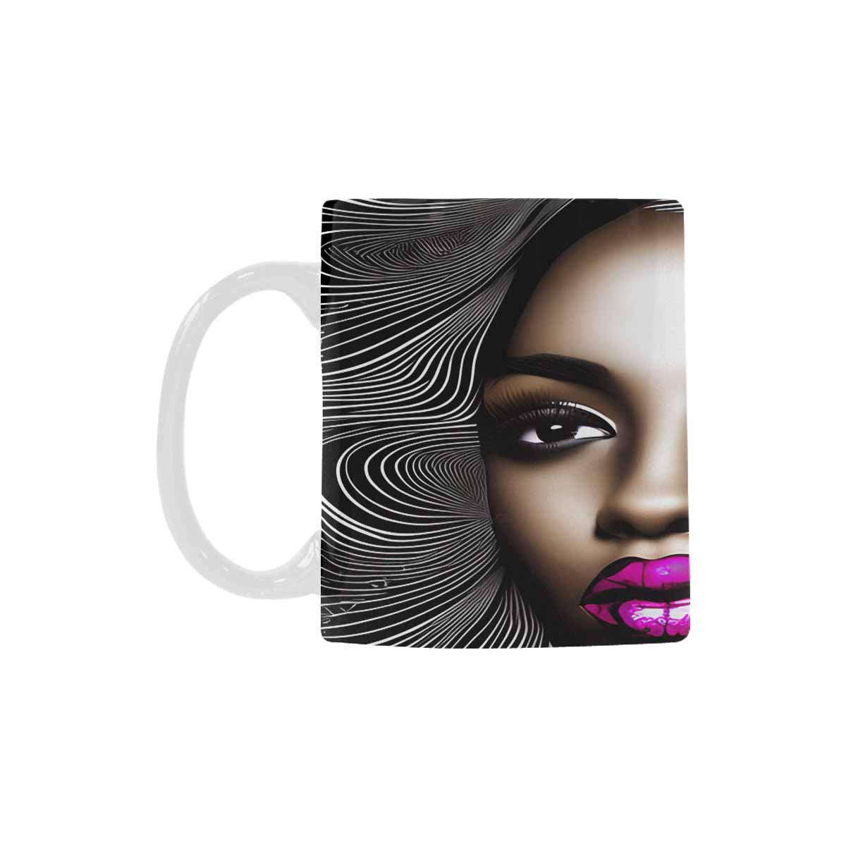 Quality Mug, coffee mug, tea cup, Black Faces, Set 1, design 69