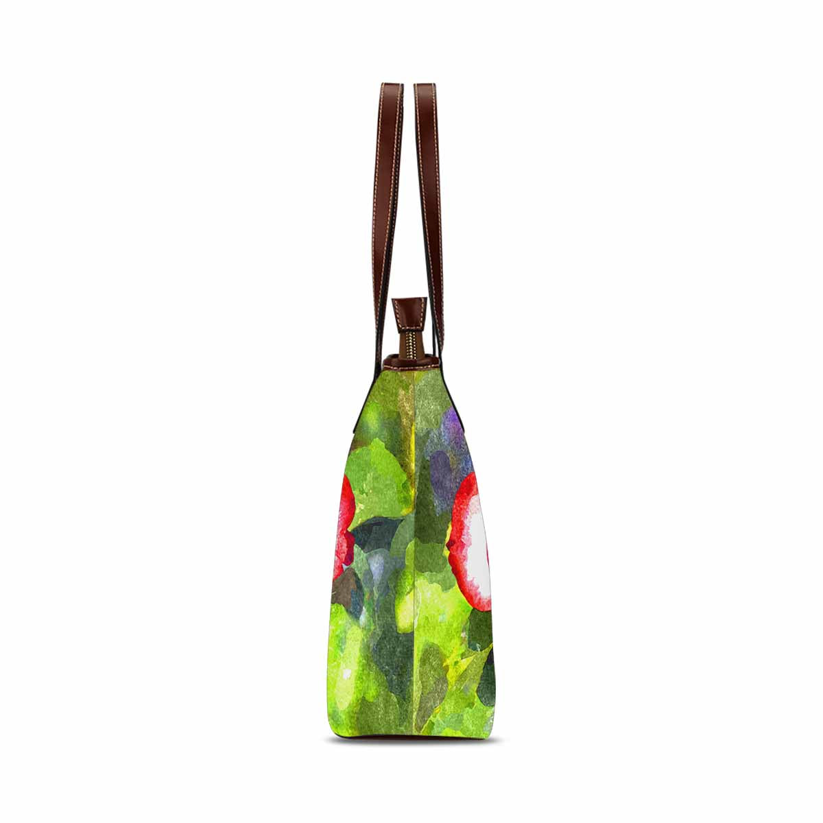Classic Fabric handbag, watercolor floral, design 220