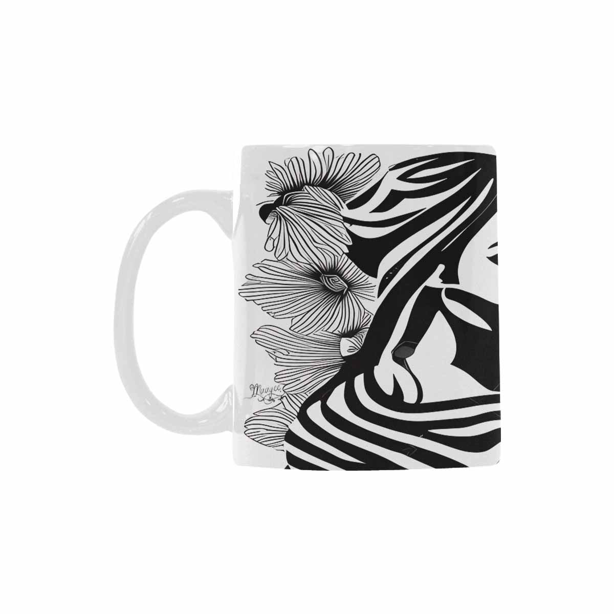 Quality Mug, coffee mug, tea cup, Black Faces, Set 1, design 14