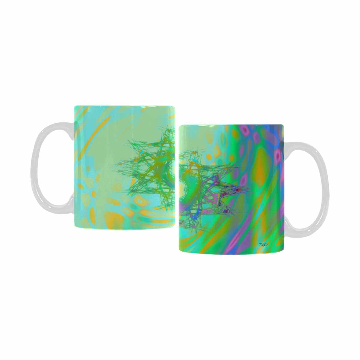 Unique Abstract design coffee mug, set 1, design 30