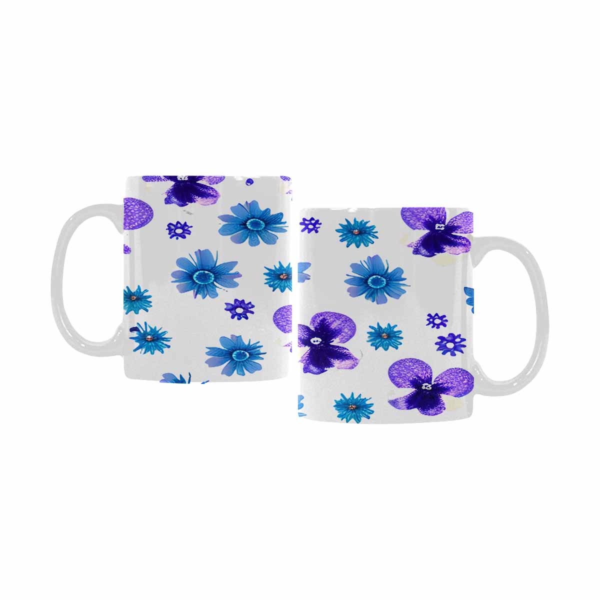 Quality Mug, coffee mug, tea cup, Bright florals, Set 1A, Design 139