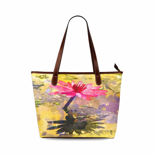 Classic Fabric handbag, watercolor floral, design 199