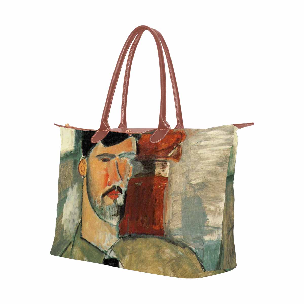 Classic handbag, Modigliani design, choice of 2 colors, Henri Laurens