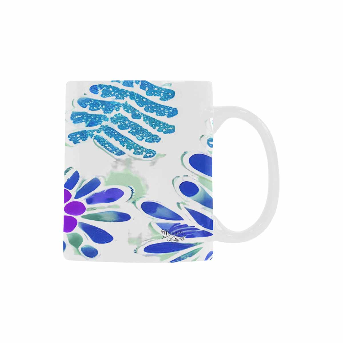 Quality Mug, coffee mug, tea cup, Bright florals, Set 1A, Design 126