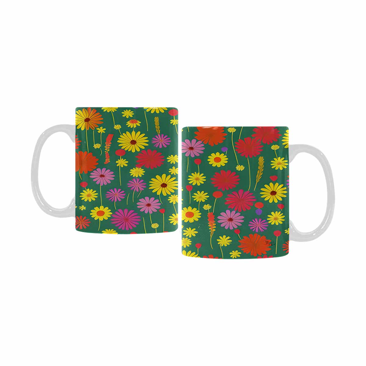 Quality Mug, coffee mug, tea cup, Set 1, Mixed Floral design 24