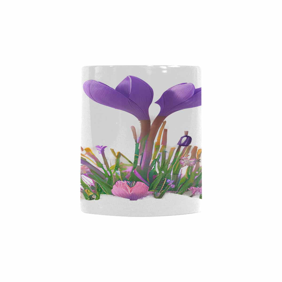 Quality Mug, coffee mug, tea cup, Bright florals, Set 2, design 1
