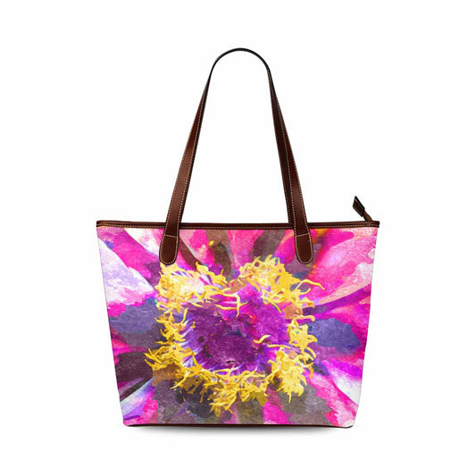 Classic Fabric handbag, watercolor floral, design 157