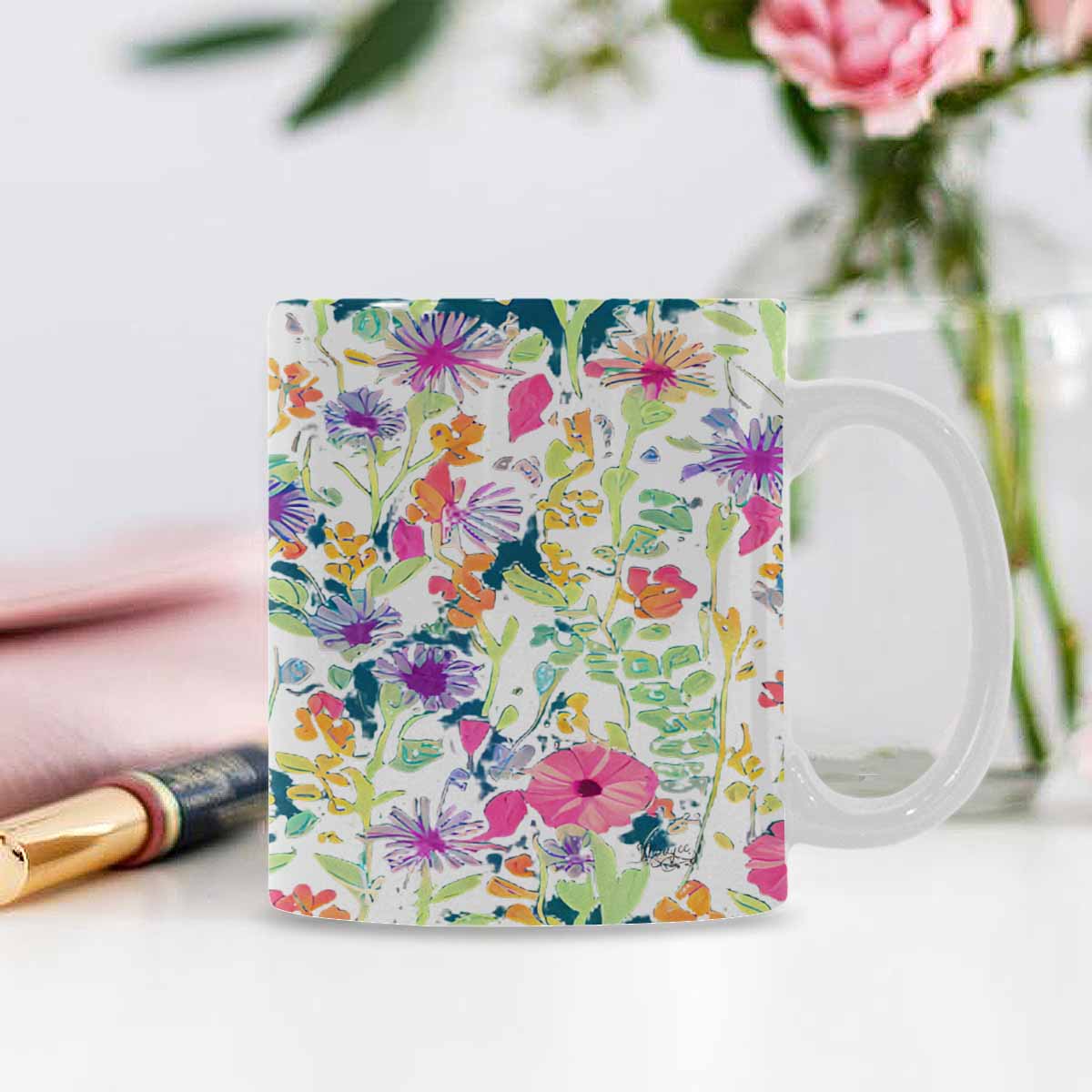 Quality Mug, coffee mug, tea cup, Set 1A, Mixed Floral design 53