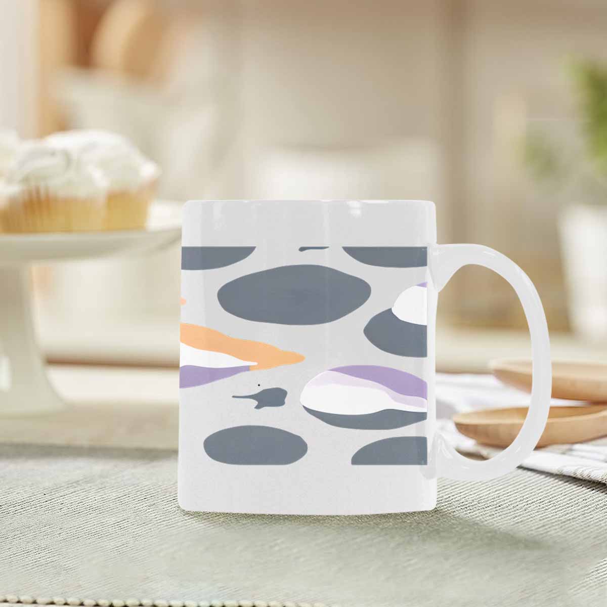 Quality Mug, coffee mug, tea cup, Bold Abstract, Set 1, design 96