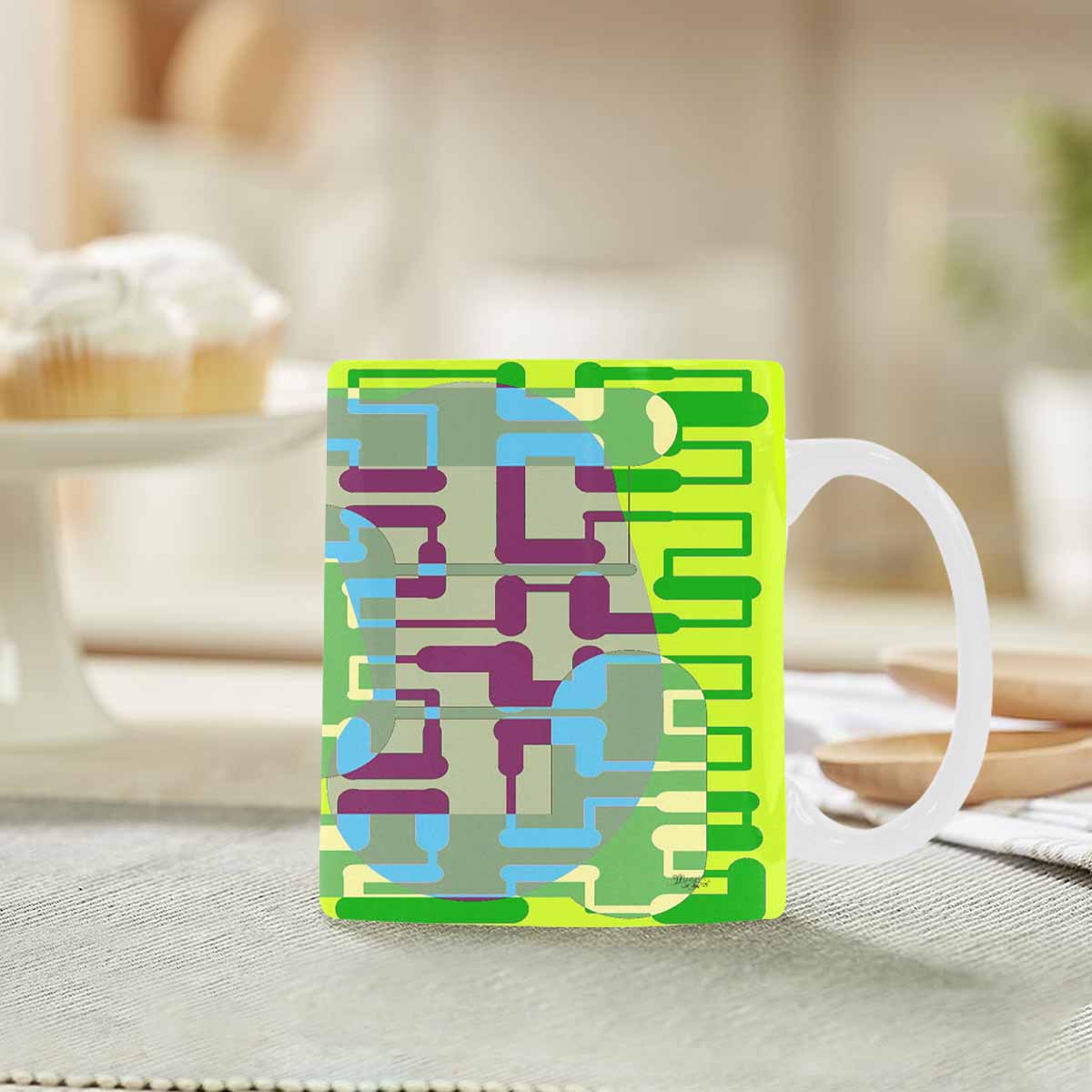 Unique Abstract design coffee mug, set 1, design 74