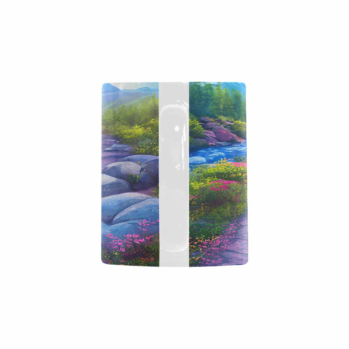 Rivers & Mountains Landscape mugs, set 1 design 11