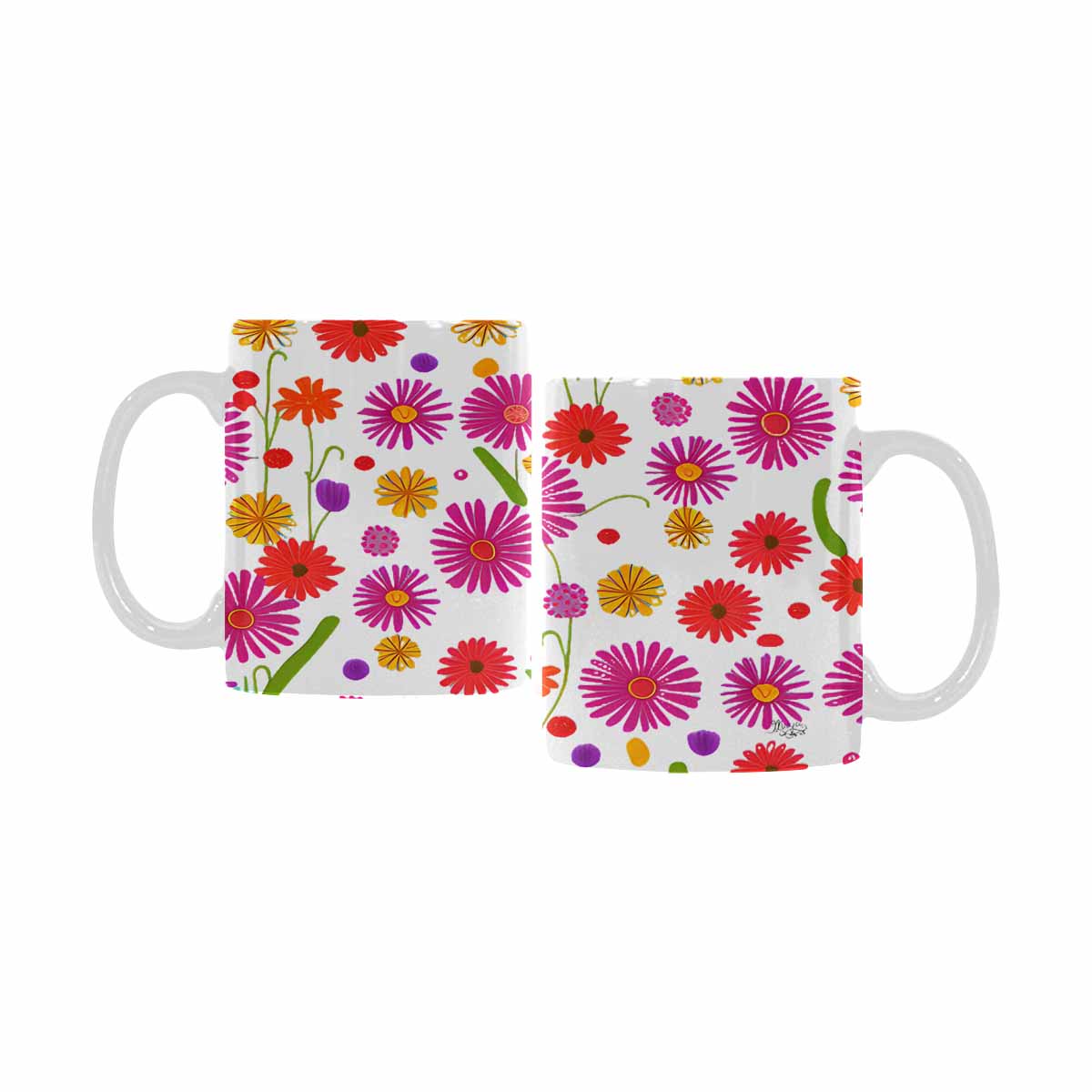 Quality Mug, coffee mug, tea cup, Set 1A, Mixed Floral design 17