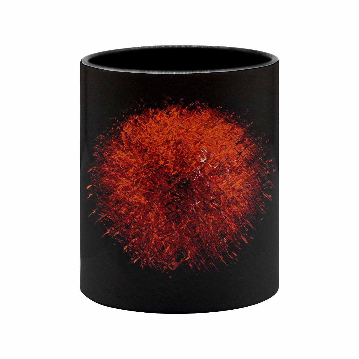 Coffee Mug, tea cup, black core, abstract, design 32