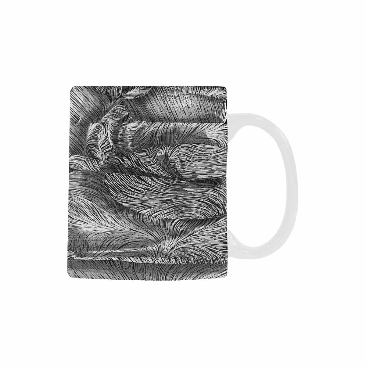 Quality Mug, coffee mug, tea cup, B & W Abstract, Set 1, design 62