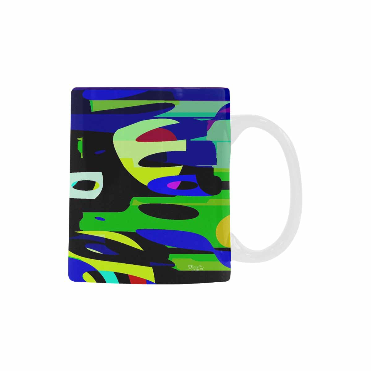 Unique Abstract design coffee mug, set 1, design 110