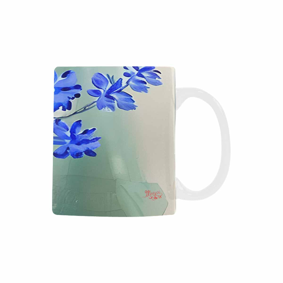 USA made Quality Mug, coffee mug, tea cup, Bright florals, Set 1, Design 77