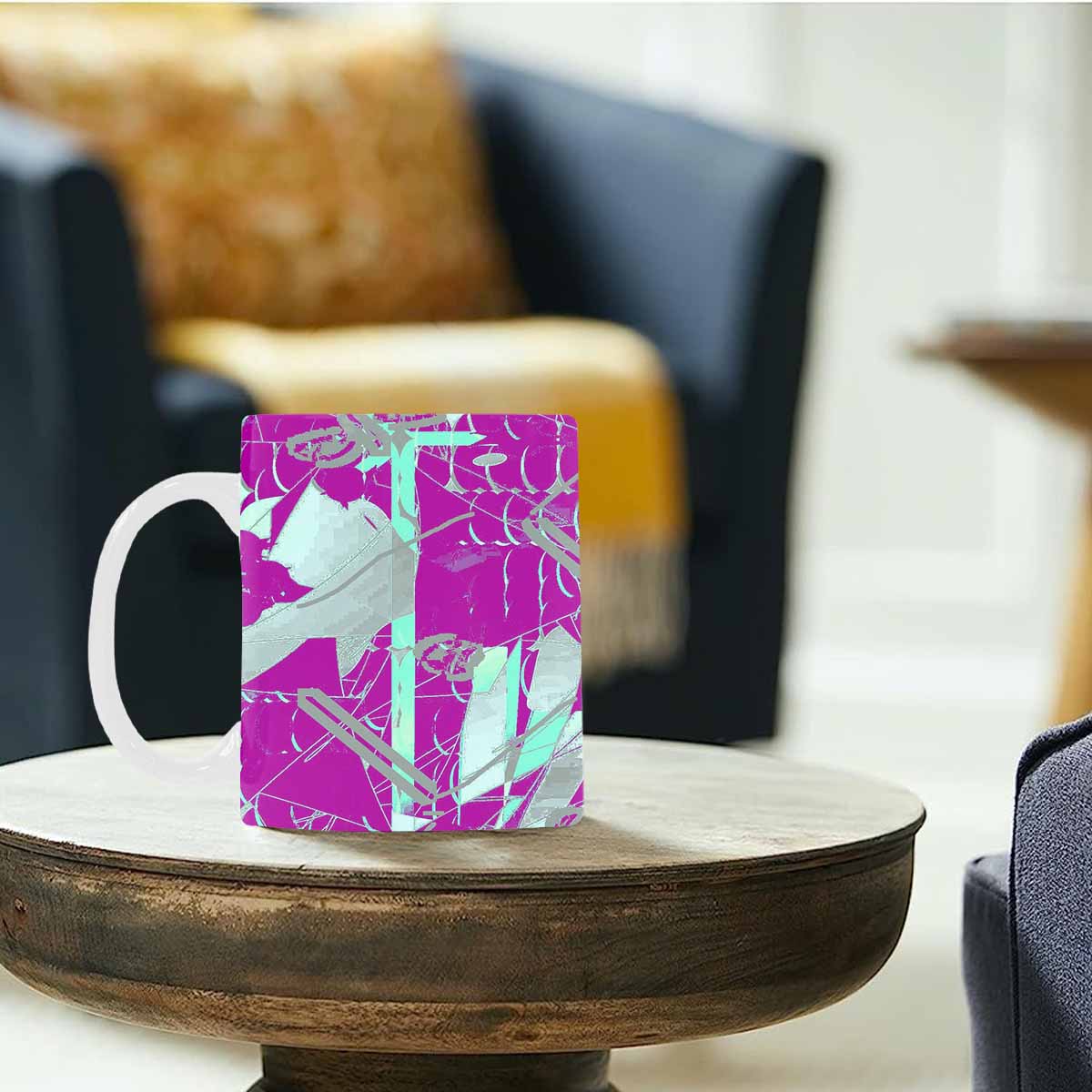 Unique Abstract design coffee mug, set 1, design 133