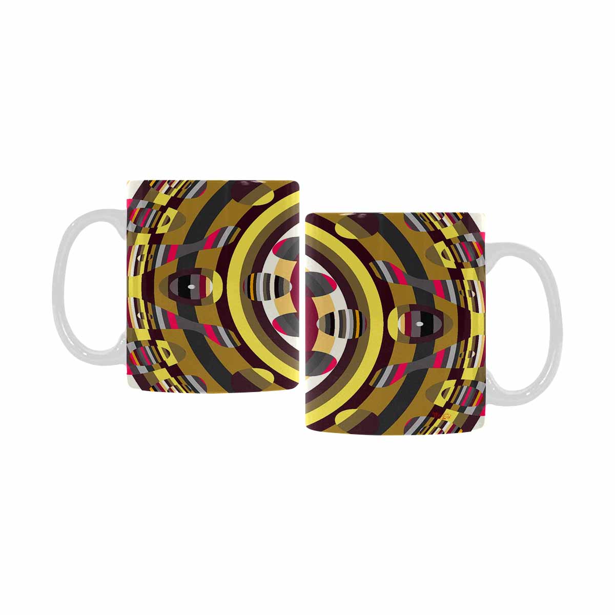 Unique Abstract design coffee mug, set 1, design 152