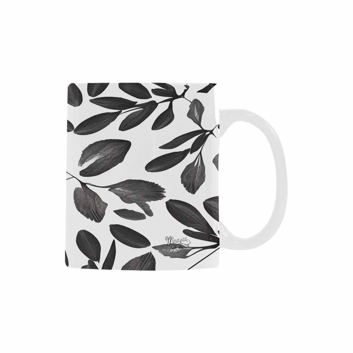 Quality Mug, coffee mug, tea cup, B & W Abstract, Set 1, design 16