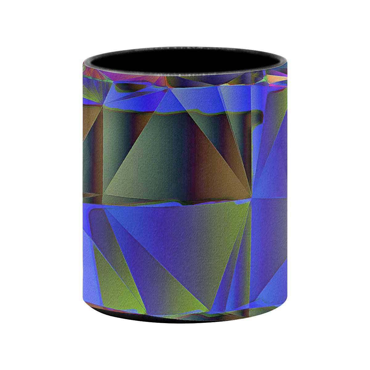 Coffee Mug, tea cup, black core, abstract, design 31