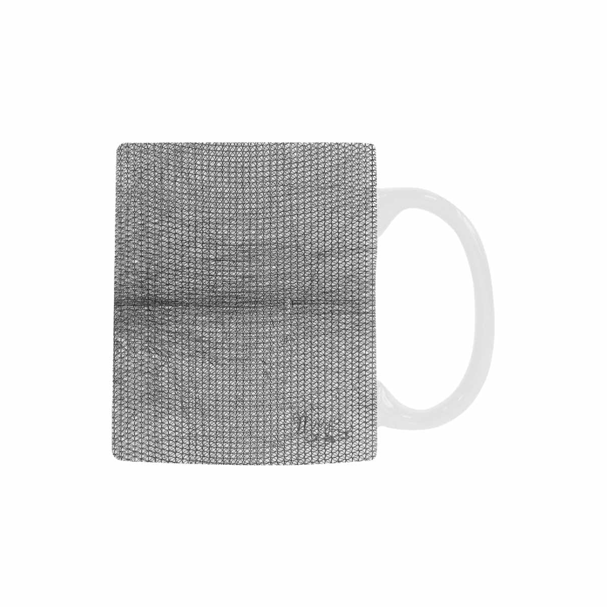 Quality Mug, coffee mug, tea cup, B & W Abstract, Set 1, design 84