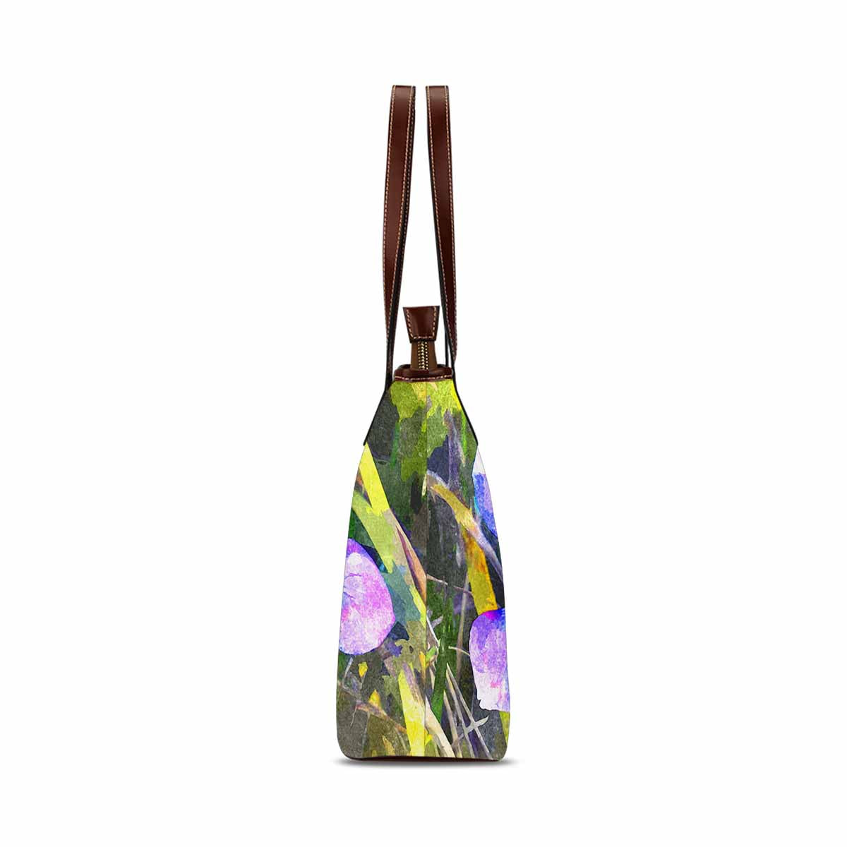 Classic Fabric handbag, watercolor floral, design 132