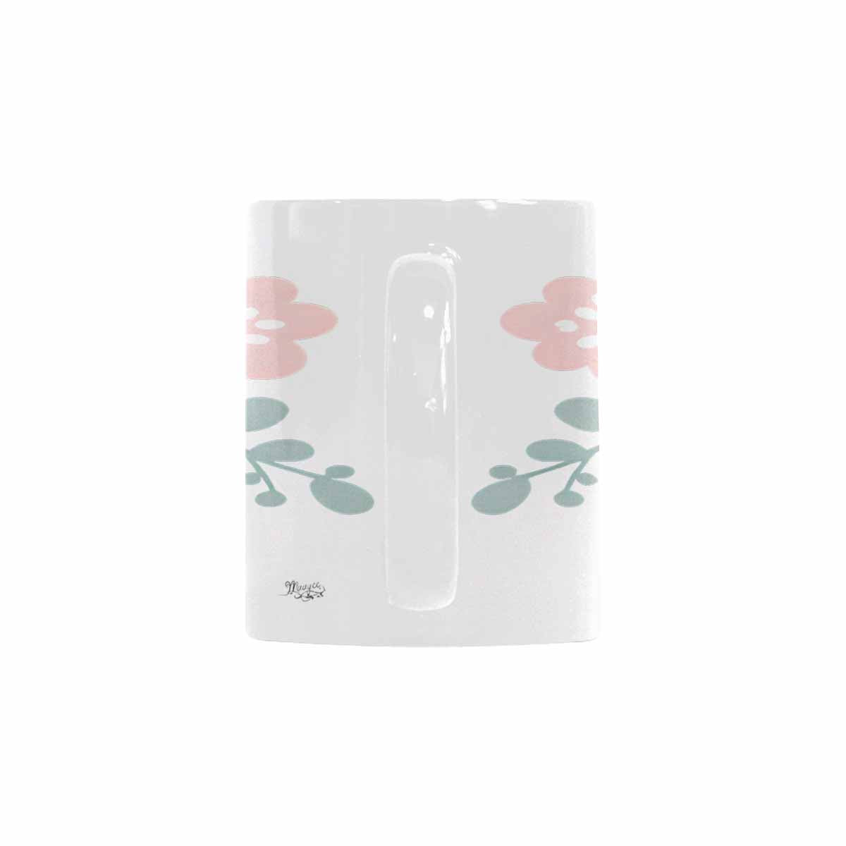 Quality Mug, coffee mug, tea cup, Bright florals, Set 2, design 18