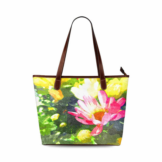 Classic Fabric handbag, watercolor floral, design 70