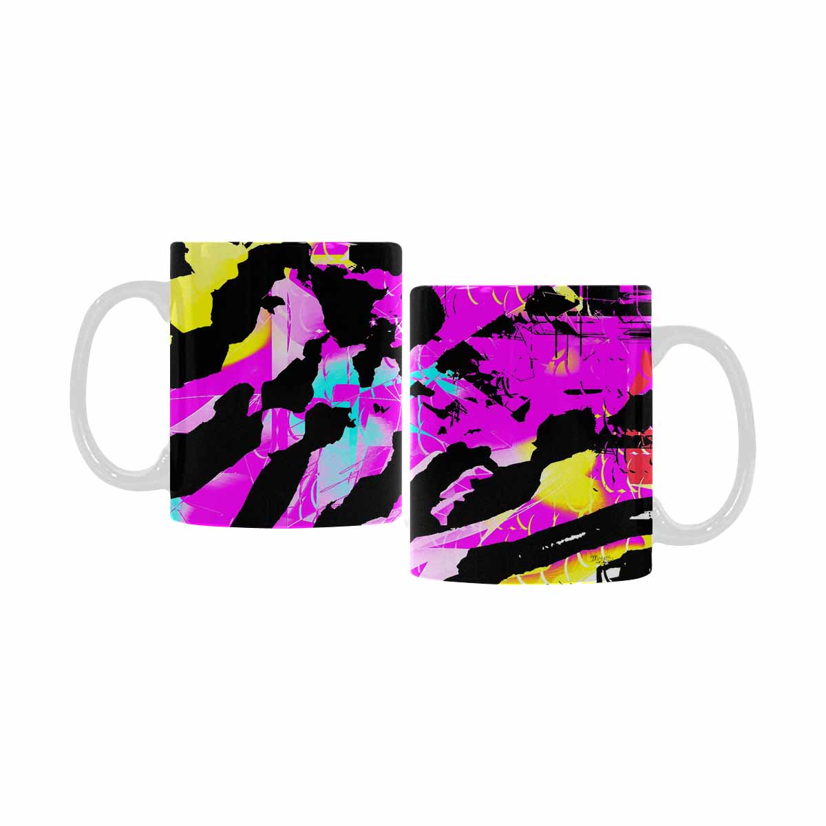 Unique Abstract design coffee mug, set 1, design 6