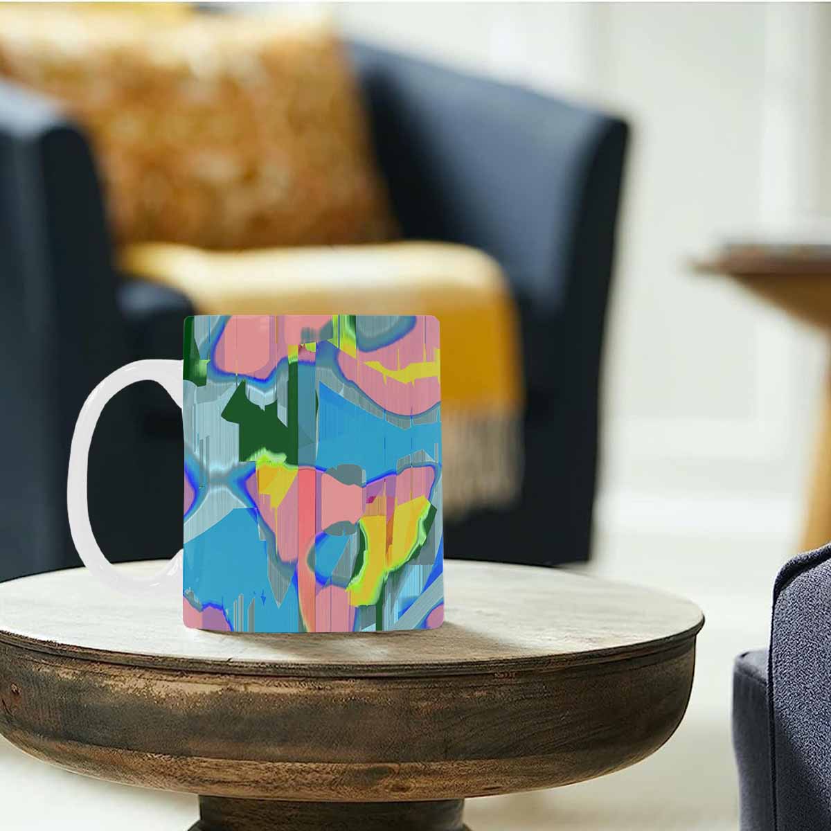 Unique Abstract design coffee mug, set 1, design 86