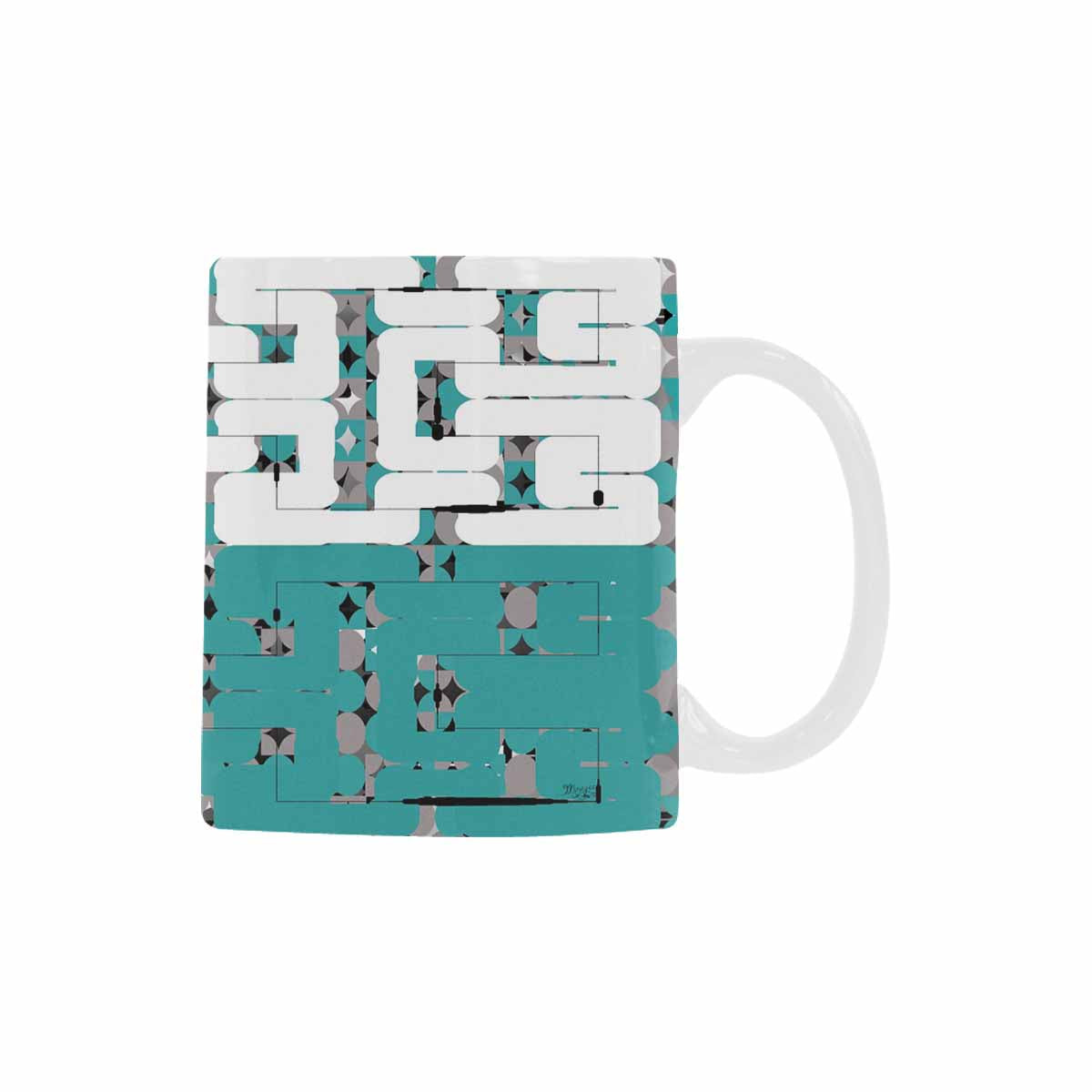 Unique Abstract design coffee mug, set 1, design 90