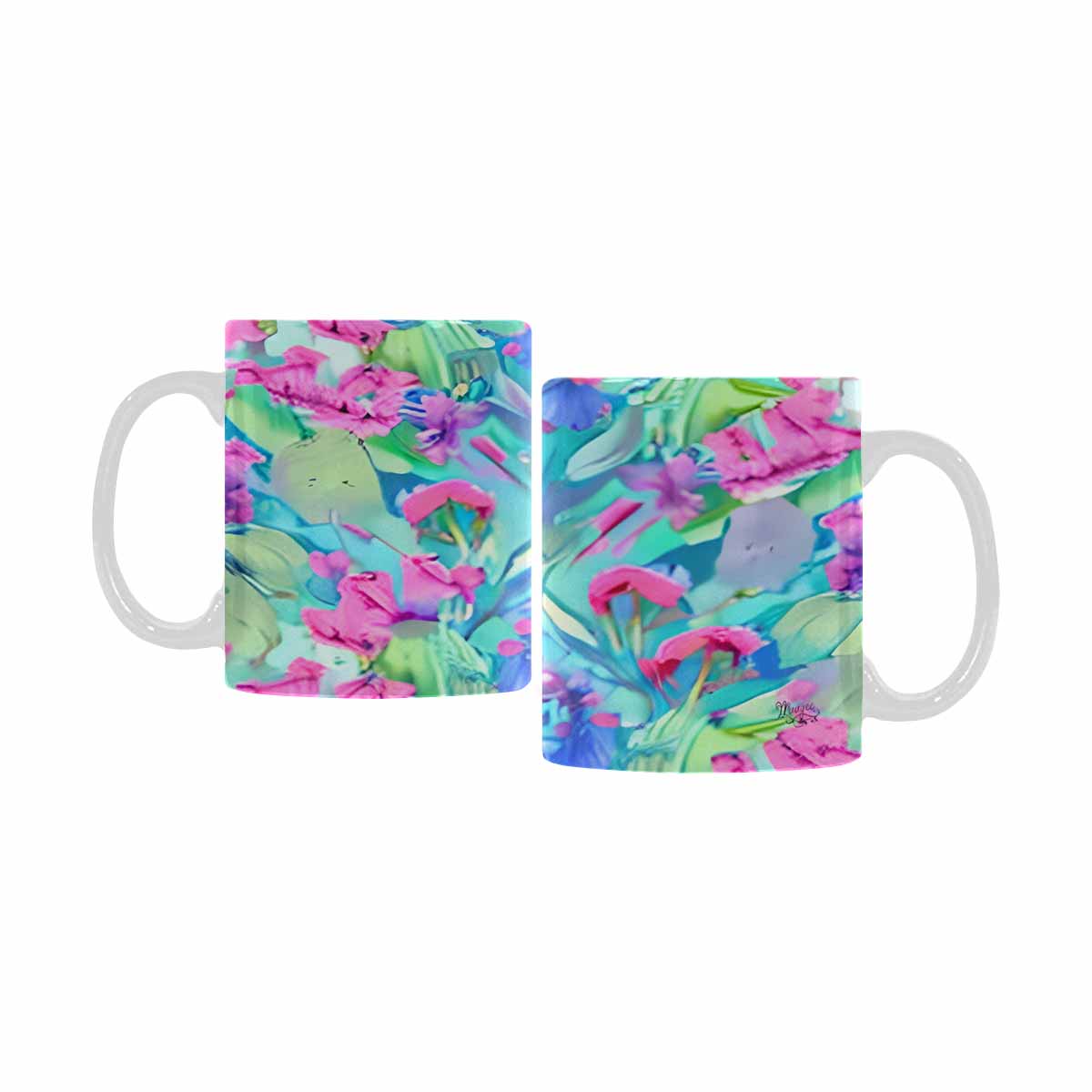 Quality Mug, coffee mug, tea cup, Bright florals, Set 1, Design 30