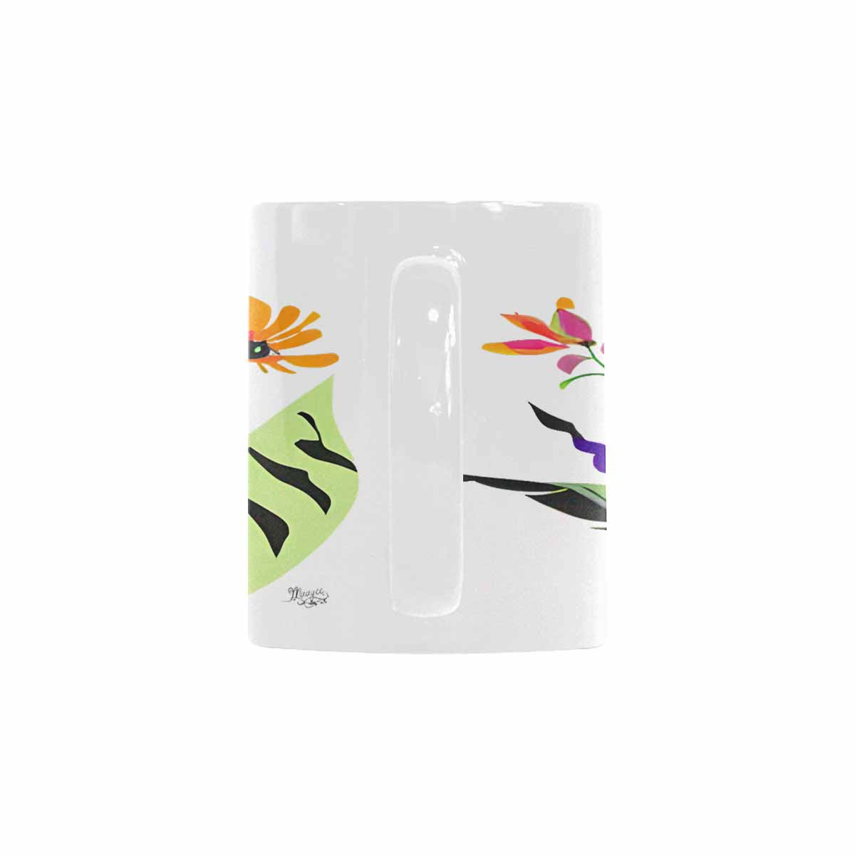 Quality Mug, coffee mug, tea cup, Bright florals, Set 2, design 87