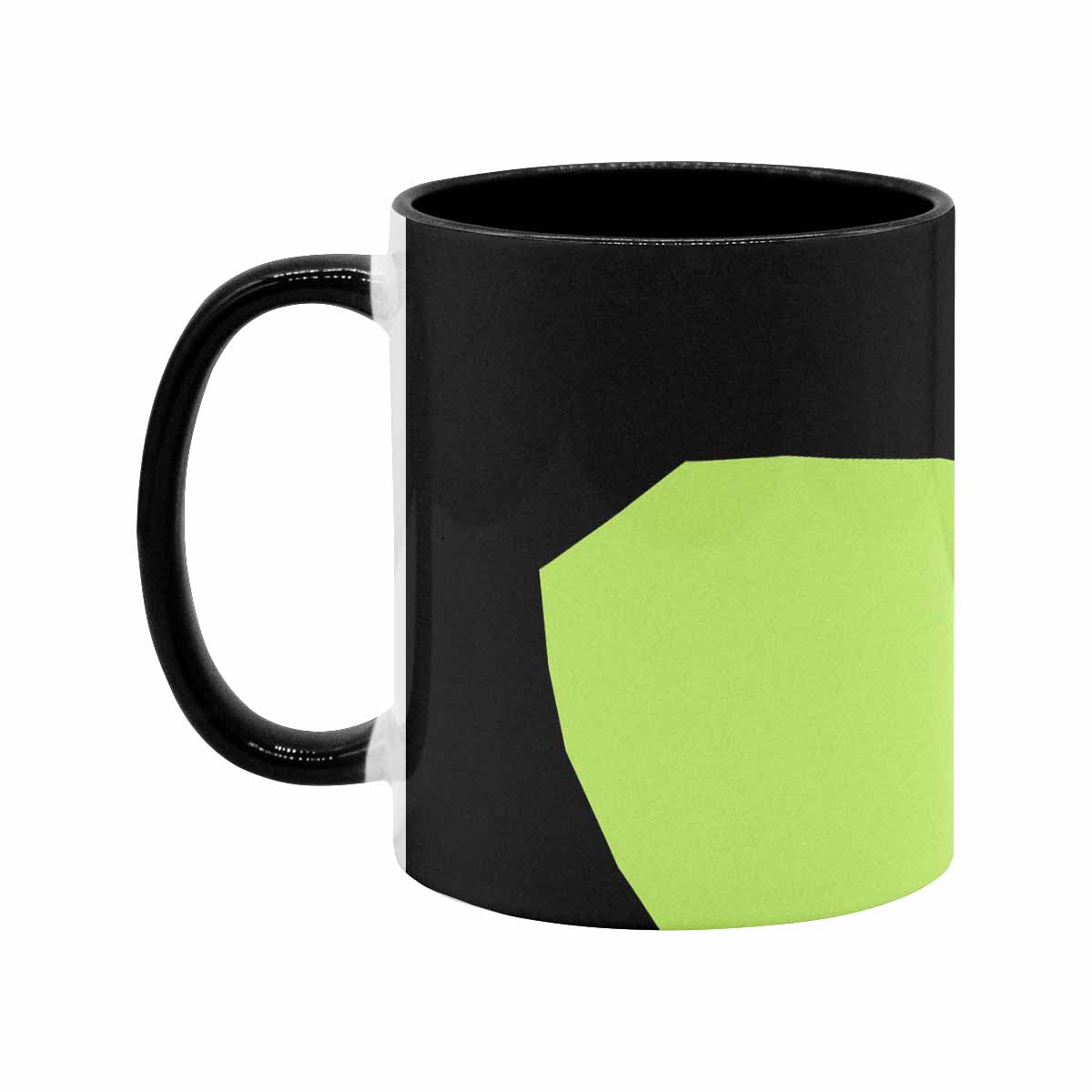 Coffee Mug, tea cup, black core, abstract, design 109