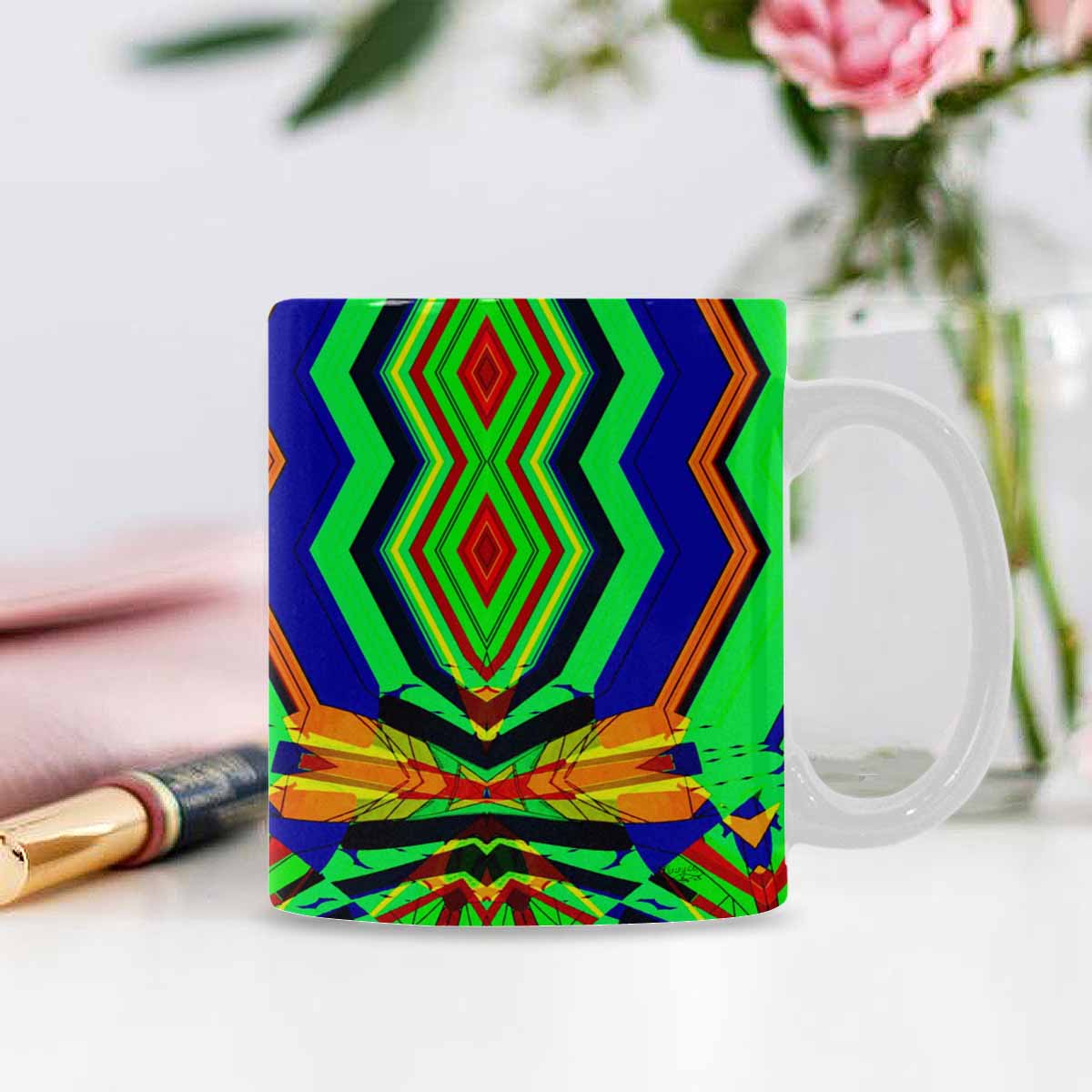 Unique Abstract design coffee mug, set 1, design 10