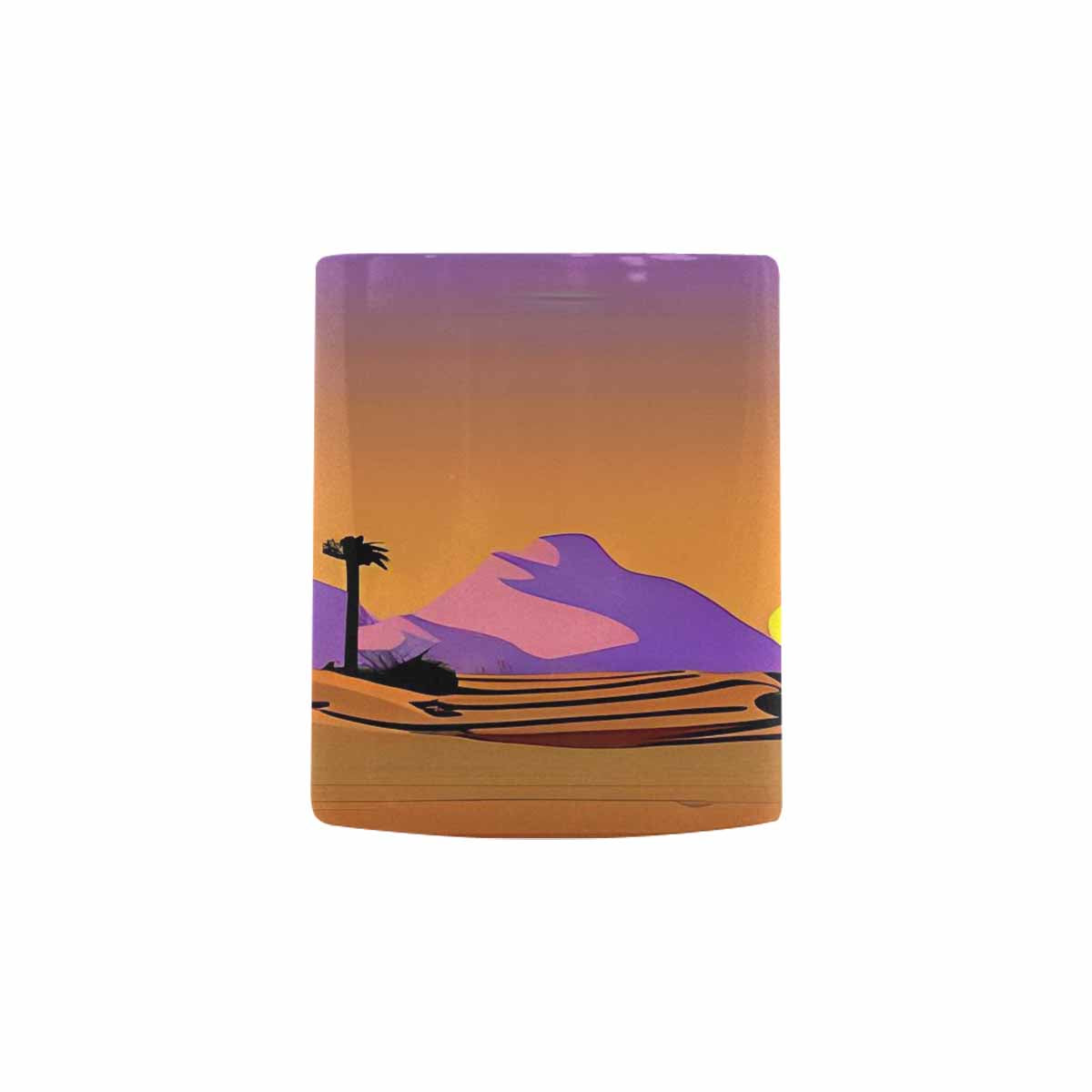 Coffee Mug, tea cup, desert scene, design 53