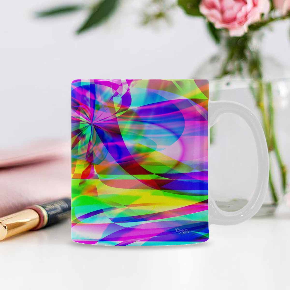 Unique Abstract design coffee mug, set 1, design 177