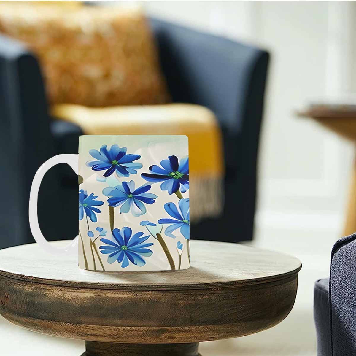 Quality Mug, coffee mug, tea cup, Bright florals, Set 1, Design 81