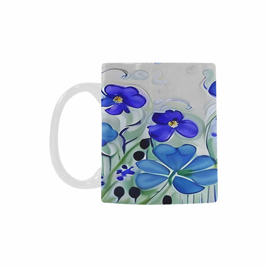 Quality Mug, coffee mug, tea cup, Bright florals, Set 1, Design 78