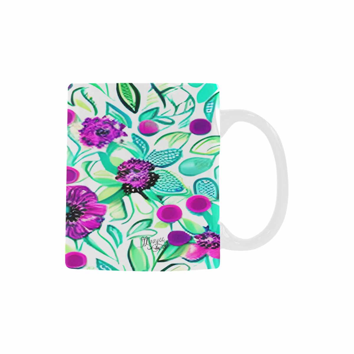 Quality Mug, coffee mug, tea cup, Bright florals, Set 1, Design 133