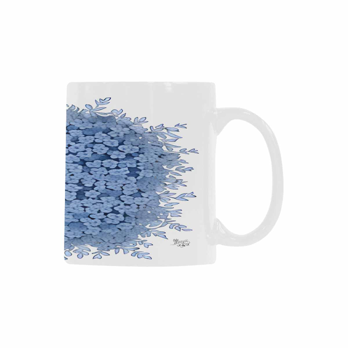 Quality Mug, coffee mug, tea cup, Bright florals, Set 2, design 14