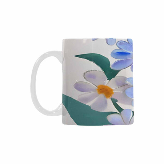 Quality Mug, coffee mug, tea cup, Bright florals, Set 1, Design 47
