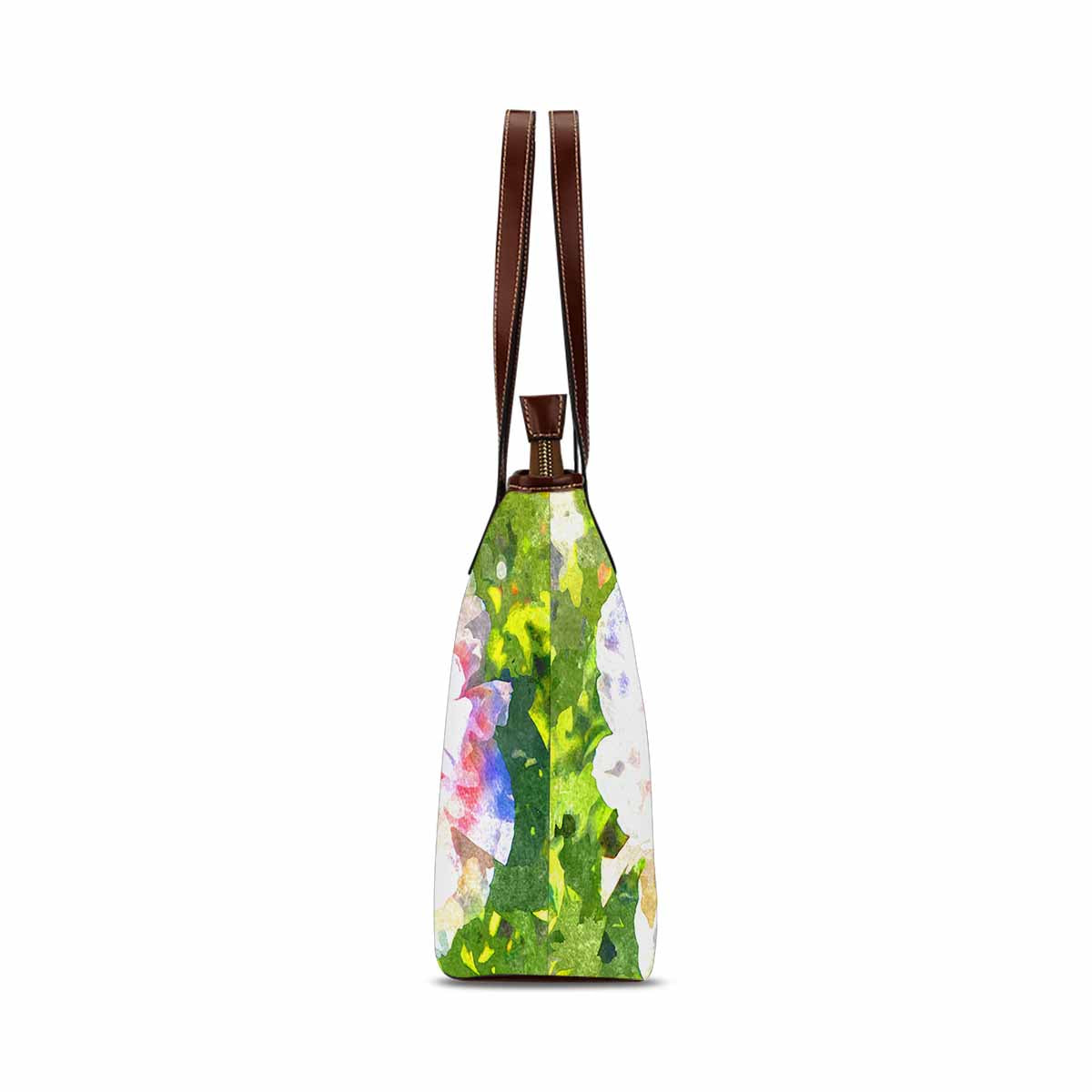 Classic Fabric handbag, watercolor floral, design 165