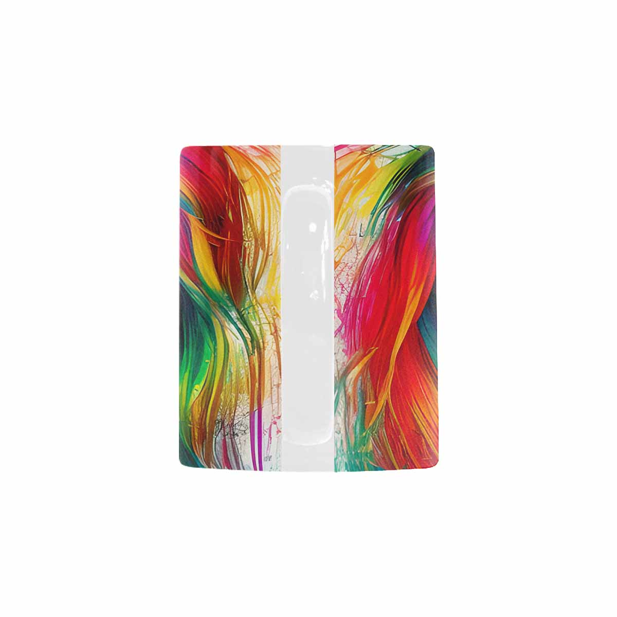 USA, Color Coffee Mug, tea cup, caucasian Face, design 11