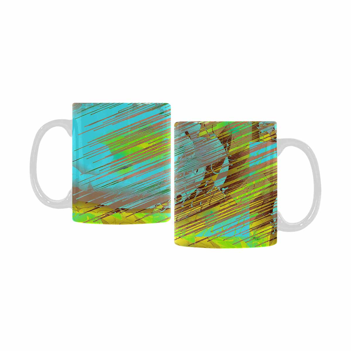 Unique Abstract design coffee mug, set 1, design 136