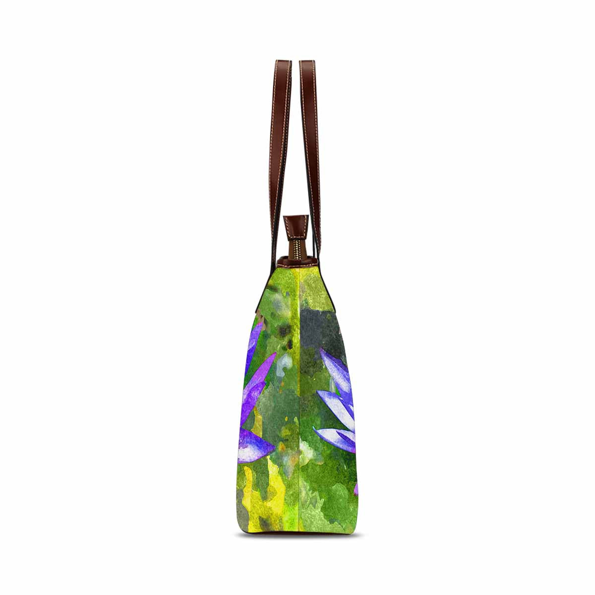 Classic Fabric handbag, watercolor floral, design 287