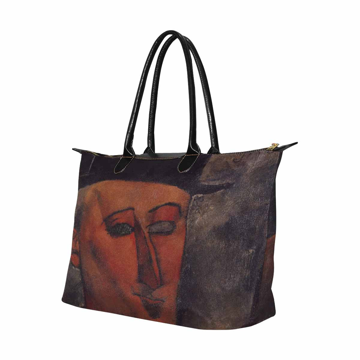 Classic handbag, Modigliani design, choice of 2 colors, Max Jacob