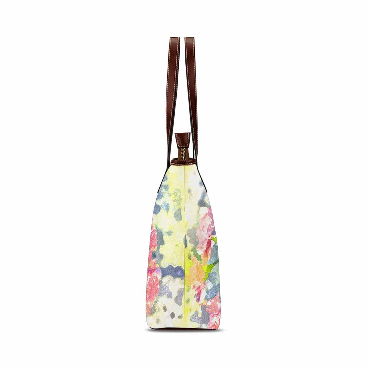 Classic Fabric handbag, watercolor floral, design 57